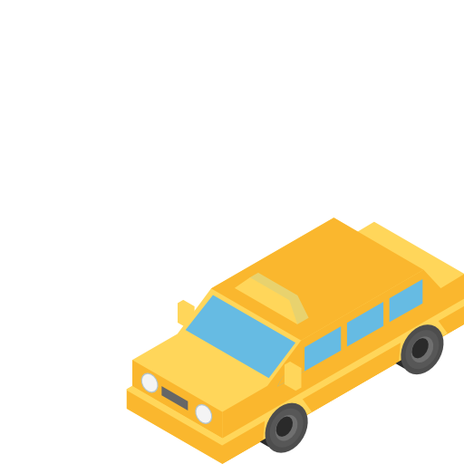 taxi Berkahicon Isometric icon