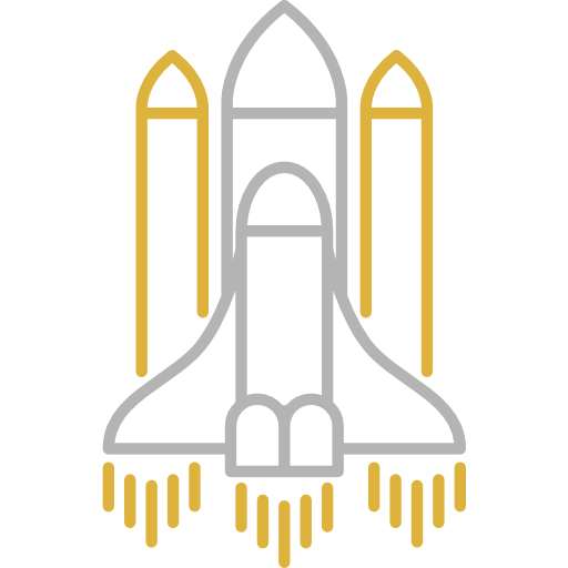 로켓 Cubydesign Two Tone icon