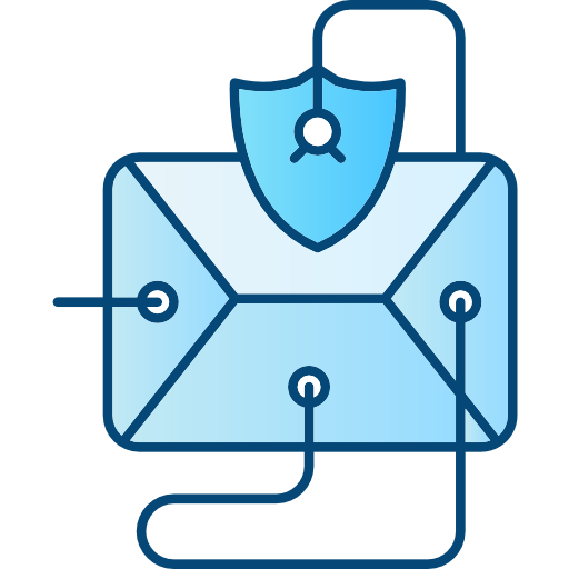 e-mail Cubydesign Blue ikona