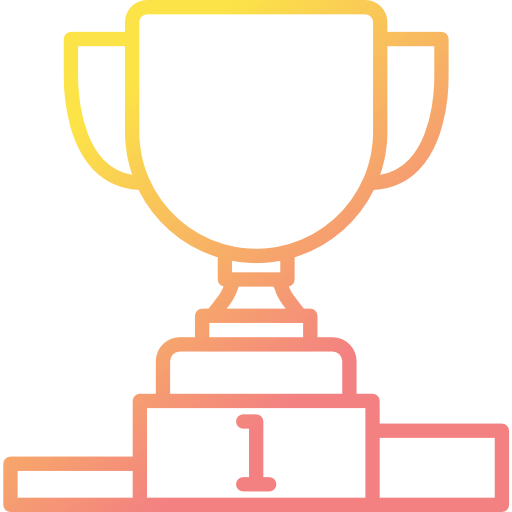 Trophy Cubydesign Gradient icon