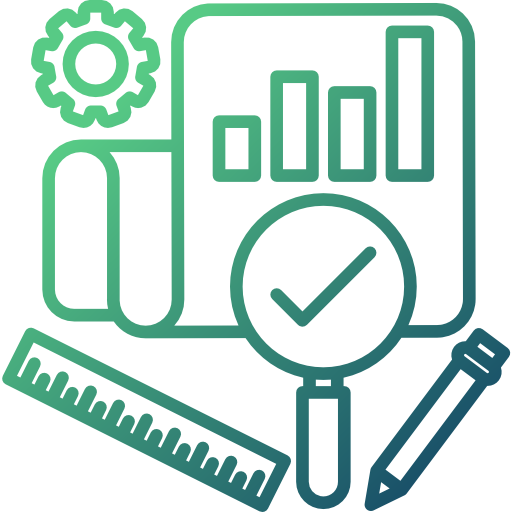 Analytics Cubydesign Gradient icon