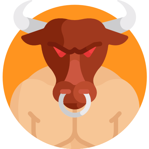 minotaur Detailed Flat Circular Flat icon