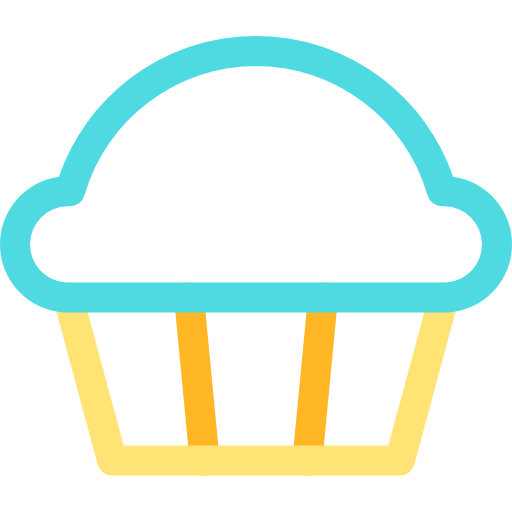 cupcake Basic Rounded Lineal Color icon