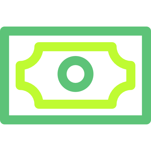 Money Basic Rounded Lineal Color icon