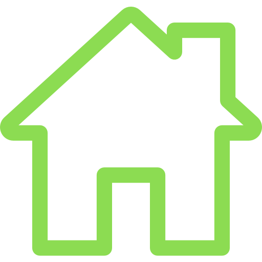 Home Basic Rounded Lineal Color icon