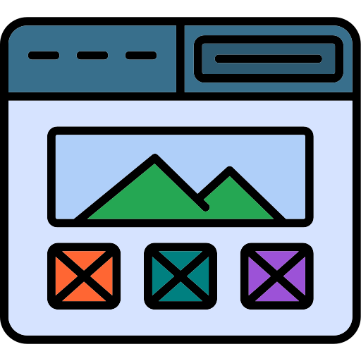 wireframe Generic color lineal-color icona