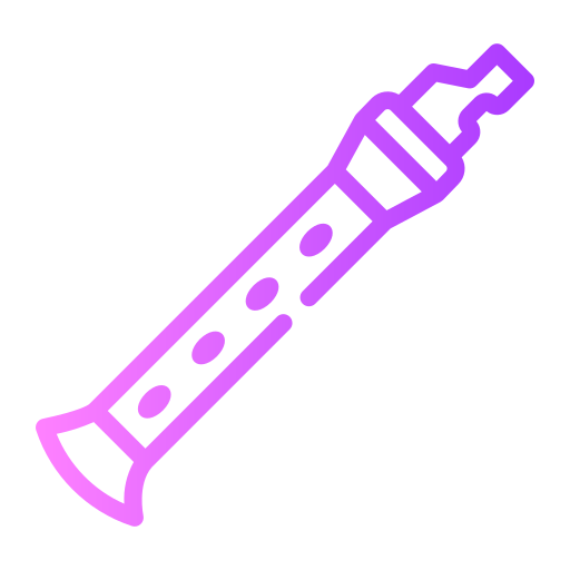 flauta Generic gradient outline Ícone