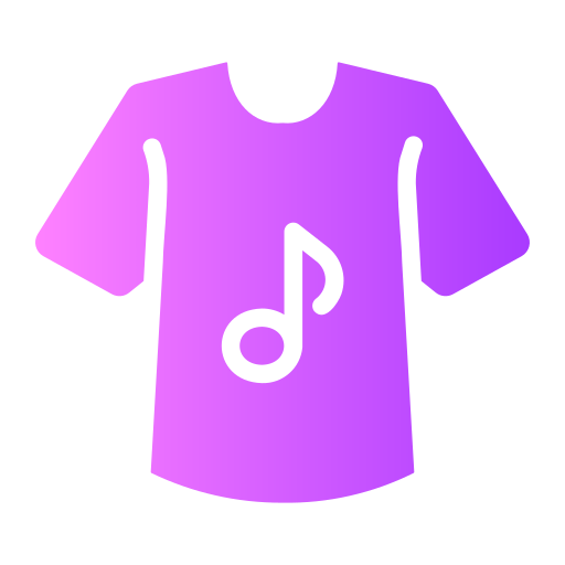 t-shirt Generic gradient fill Icône