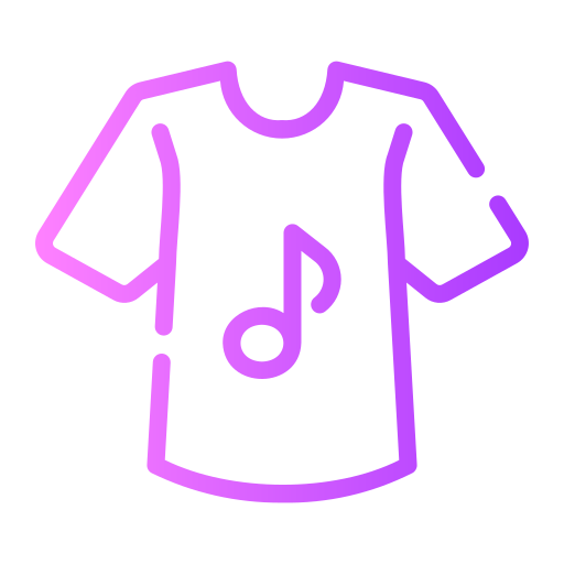 camiseta Generic gradient outline Ícone