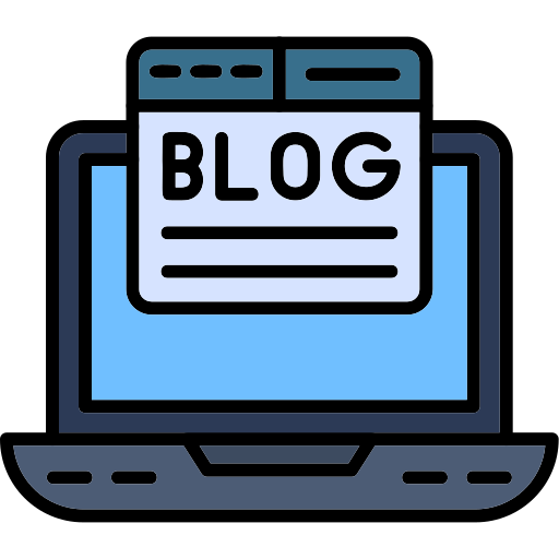 Blogging Generic color lineal-color icon