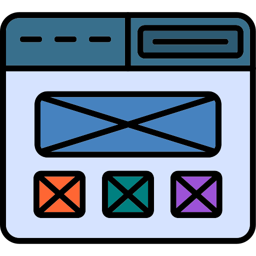 rama z drutu Generic color lineal-color ikona