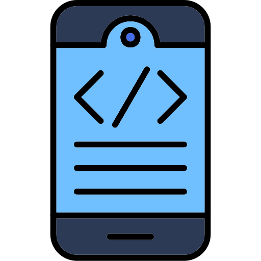 Mobile coding Generic color lineal-color icon