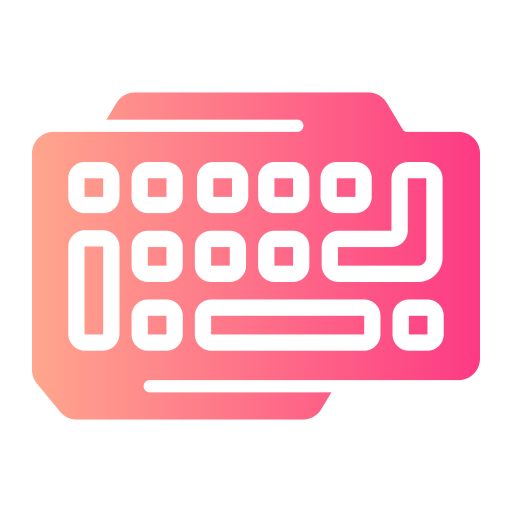 Keyboard Generic gradient fill icon