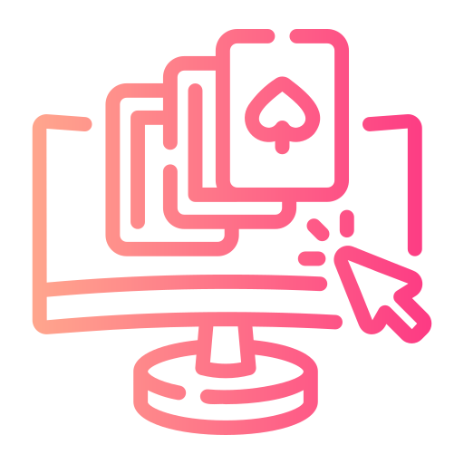 카드 놀이 Generic gradient outline icon