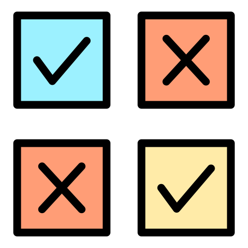 チェックボックス Generic color lineal-color icon