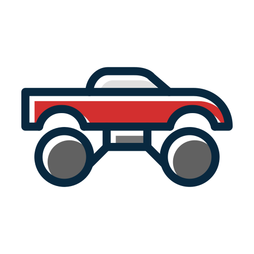 Monster truck Generic color lineal-color icon