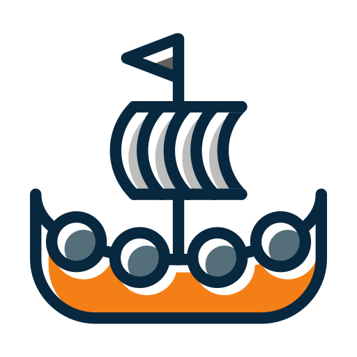 Viking ship Generic color lineal-color icon