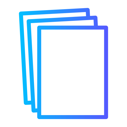 papieren Generic gradient outline icoon