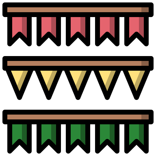 decoración Generic color lineal-color icono