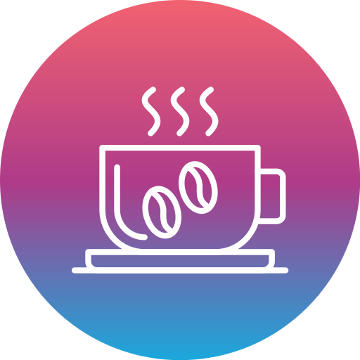Hot coffee Generic gradient fill icon