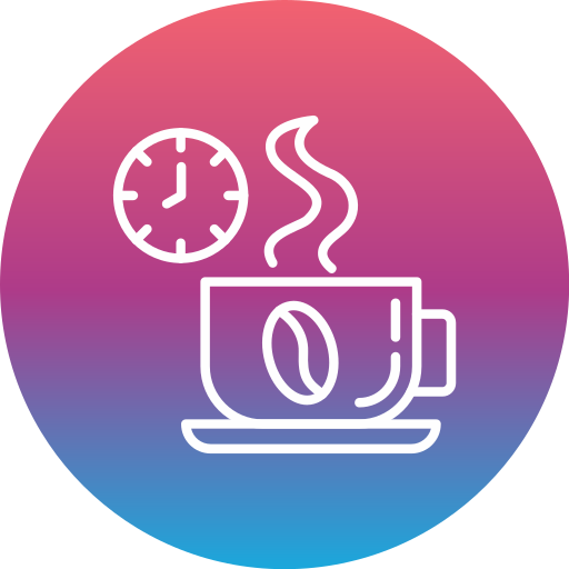 czas na kawę Generic gradient fill ikona