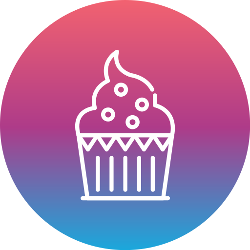 Muffin Generic gradient fill icon