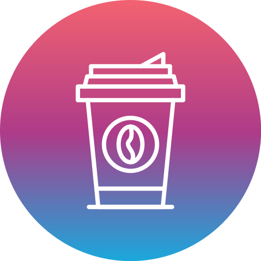 コーヒーカップ Generic gradient fill icon