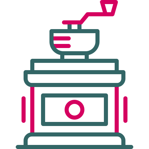molinillo de cafe Generic color outline icono