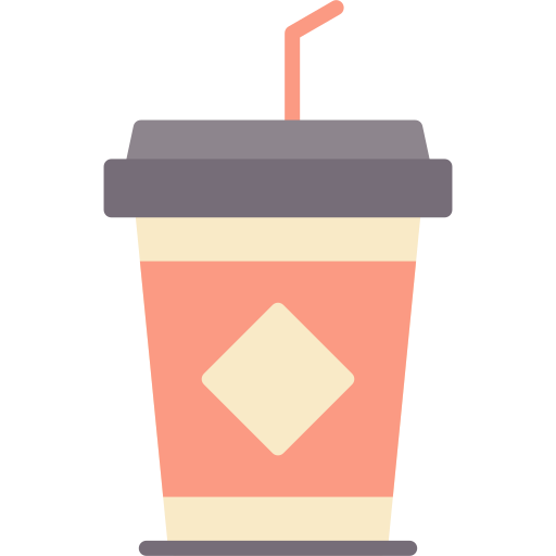 ijskoffie Generic color fill icoon