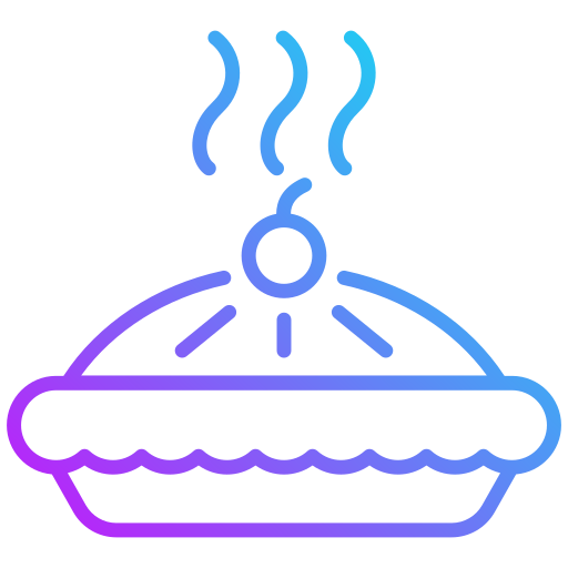 torta Generic gradient outline icona