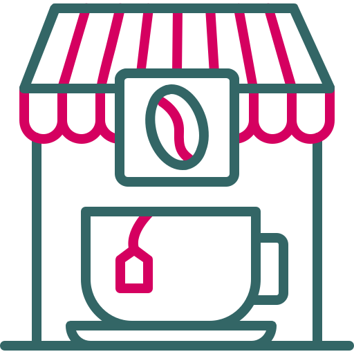 Coffee shop Generic color outline icon