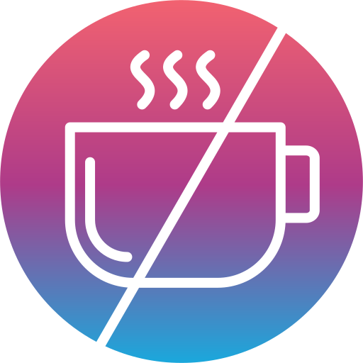 No coffee Generic gradient fill icon