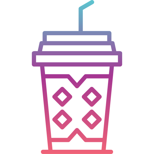 Холодный кофе Generic gradient outline иконка