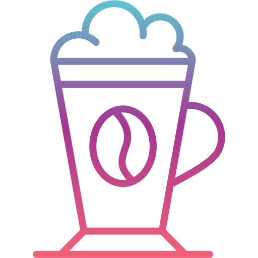 Latte Generic gradient outline icon