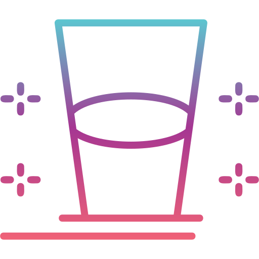 bicchiere Generic gradient outline icona