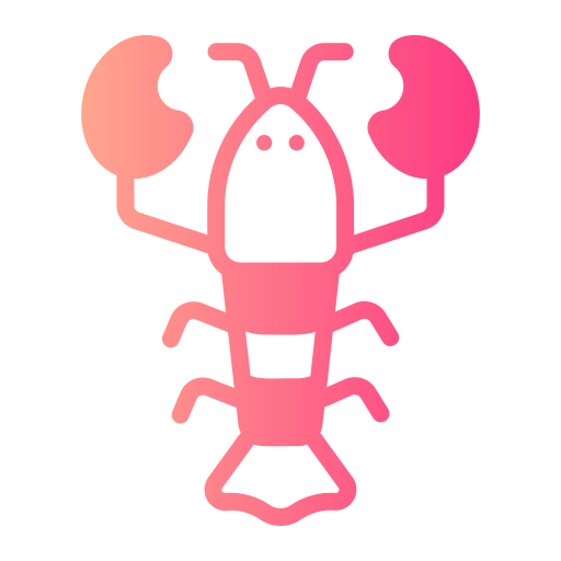 Lobster Generic gradient fill icon