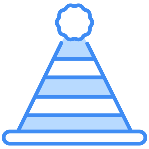 czapka imprezowa Generic color lineal-color ikona