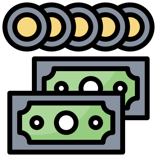 pièces de monnaie Generic color lineal-color Icône