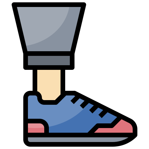 pierna Generic color lineal-color icono