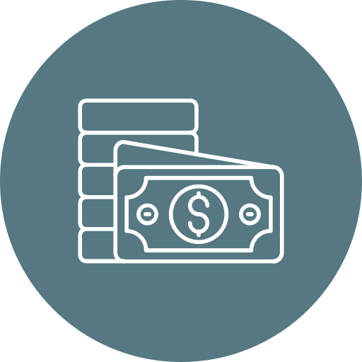 Currency Generic color fill icon