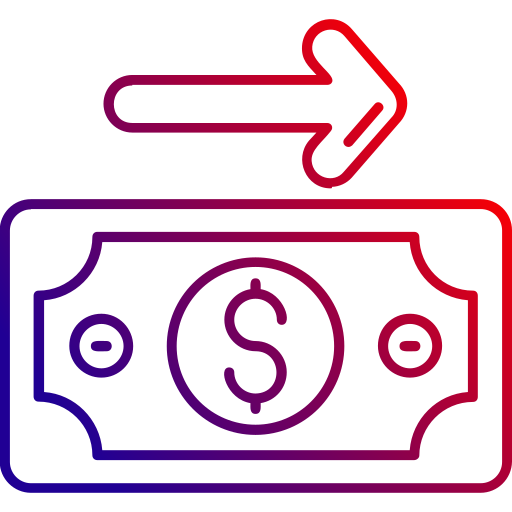 지불 Generic gradient outline icon