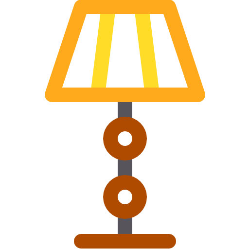 램프 Basic Rounded Lineal Color icon
