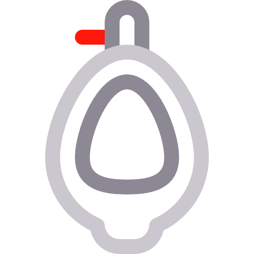 소변기 Basic Rounded Lineal Color icon