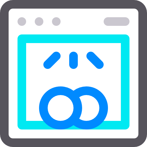 食器洗い機 Basic Rounded Lineal Color icon