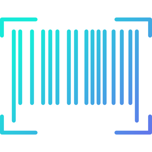 Barcode Cubydesign Gradient icon