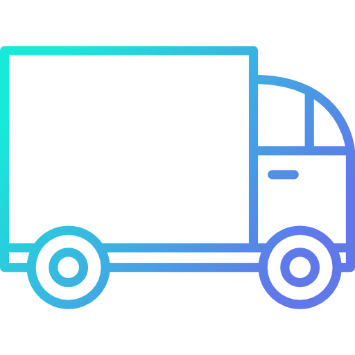 Delivery truck Cubydesign Gradient icon