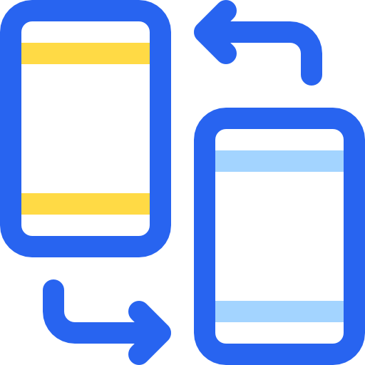Smartphone Basic Rounded Lineal Color icon
