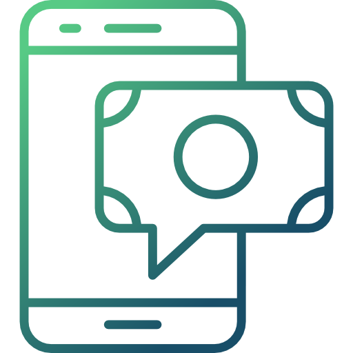 smartphone Cubydesign Gradient icona