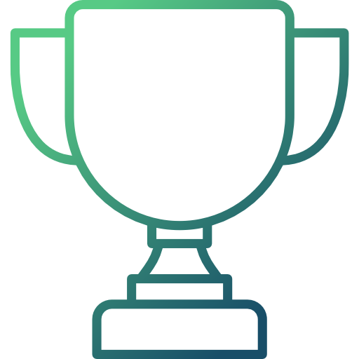 Trophy Cubydesign Gradient icon