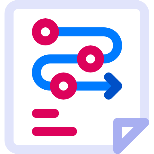 Process Basic Rounded Lineal Color icon